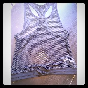 Fabletics fish net workout top
